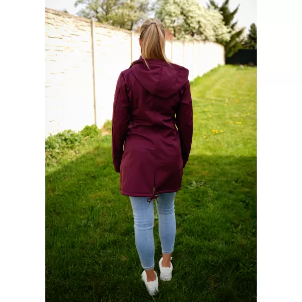  Ženski softshell plašč ALTISPORT CIARA BORDO 