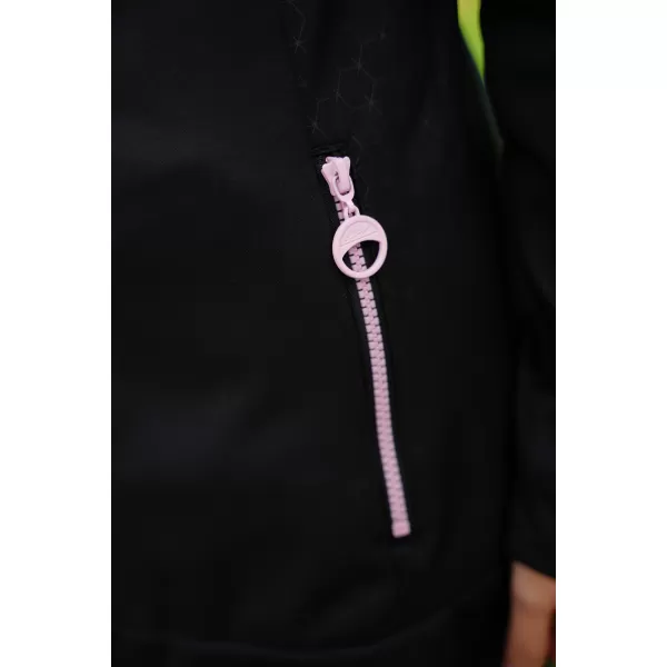  Ženski softshell plašč ALTISPORT CIARA ČRNA/ROZA 