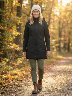 Ženski softshell plašč ALTISPORT CIARA ČRNA