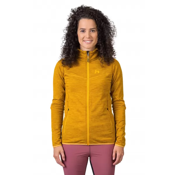  Ženski pulover HANNAH DAGNYS HOODY ZLATO RUMENO MEL 