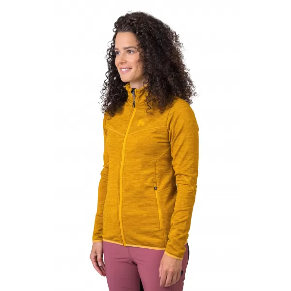  Ženski pulover HANNAH DAGNYS HOODY ZLATO RUMENO MEL 