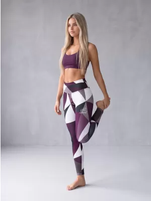 Ženske dolge premium pajkice ALTISPORT VOJ/ALW007LEG01 VIJOLIČNA