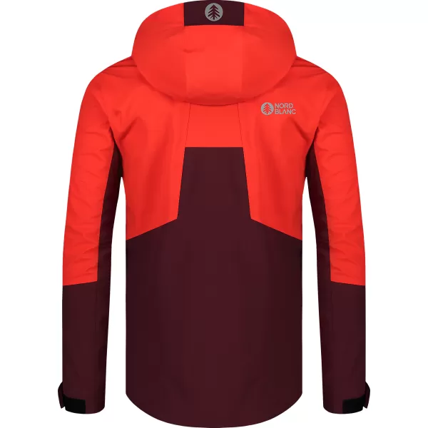  Moška jakna NORDBLANC PINE NBSJM8002 ORANŽNO ČRNILO 