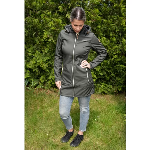  Ženski softshell plašč ALTISPORT CIARA KAKI 