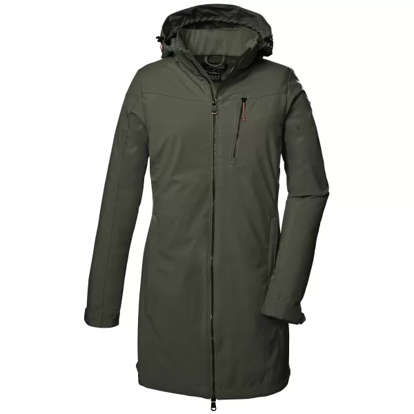 Ženska softshell parka KILLTEC KOS 41 41281-733 OLIVNO 