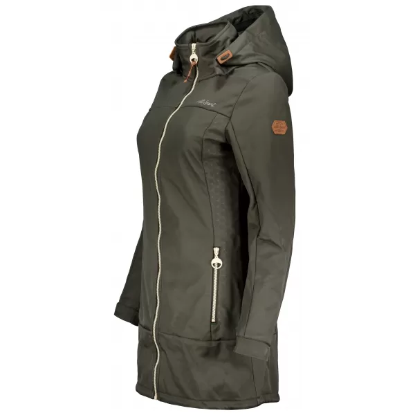  Ženski softshell plašč ALTISPORT CIARA KAKI 