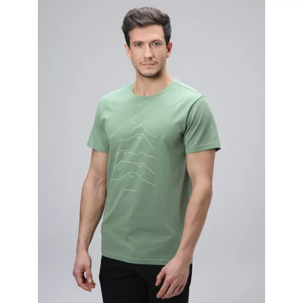  Moška majica s kratkimi rokavi LOAP BETLER CLM2416 ZELENA 