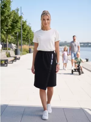 Žensko krilo KIXMI SIBILA ČRNA/MODRA