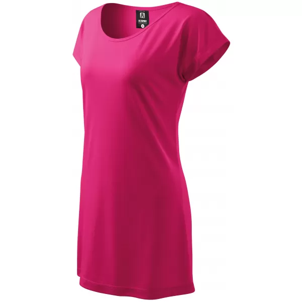  Ženska dolga majica s kratkimi rokavi ALTISPORT NoPrint NP/ALW321 MAGENTA 