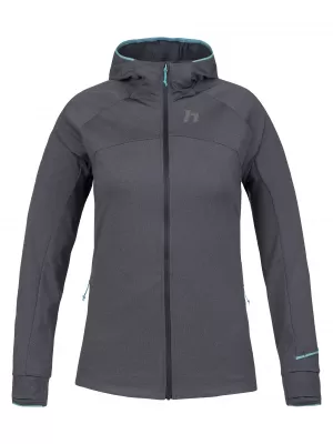 Ženski pulover HANNAH ELI HOODY ANTRACIT MEL