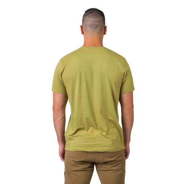  Moška majica s kratkimi rokavi HANNAH GREG ZELENE OLIVE 