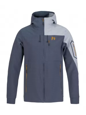Moška jakna HANNAH AREN HOODY INDIJSKO ČRNILO/KOŽA MORSKEGA PSA