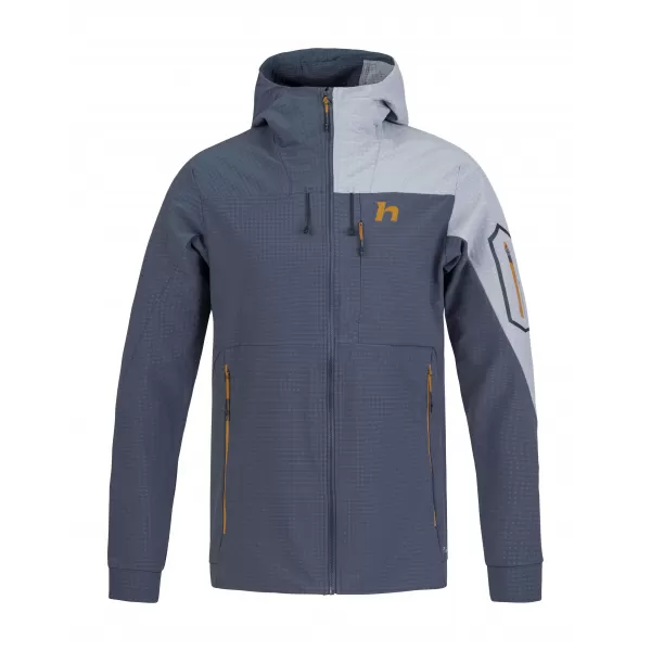  Moška jakna HANNAH AREN HOODY INDIJSKO ČRNILO/KOŽA MORSKEGA PSA 