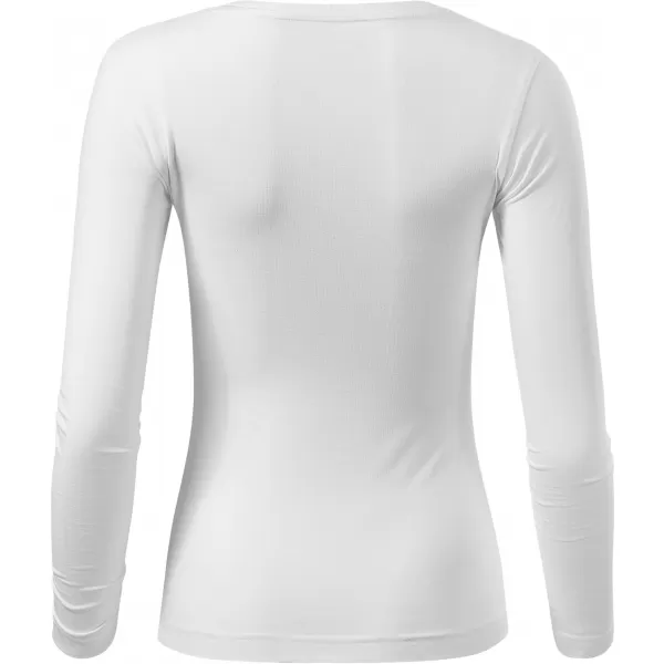  Ženska majica z dolgimi rokavi ALTISPORT NoPrint NP/ALW961 BELA 