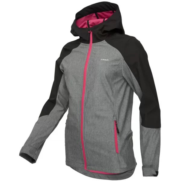  Ženska softshell jakna LOAP LADANA SFW2403 SIVA 