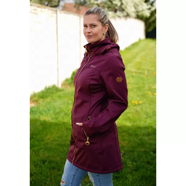  Ženski softshell plašč ALTISPORT CIARA BORDO 