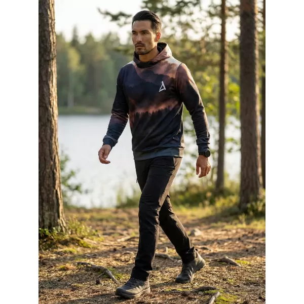 Moški vrhunski funkcionalni pulover ALTISPORT VOJ/ALM030MI01 VIJOLIČNA 