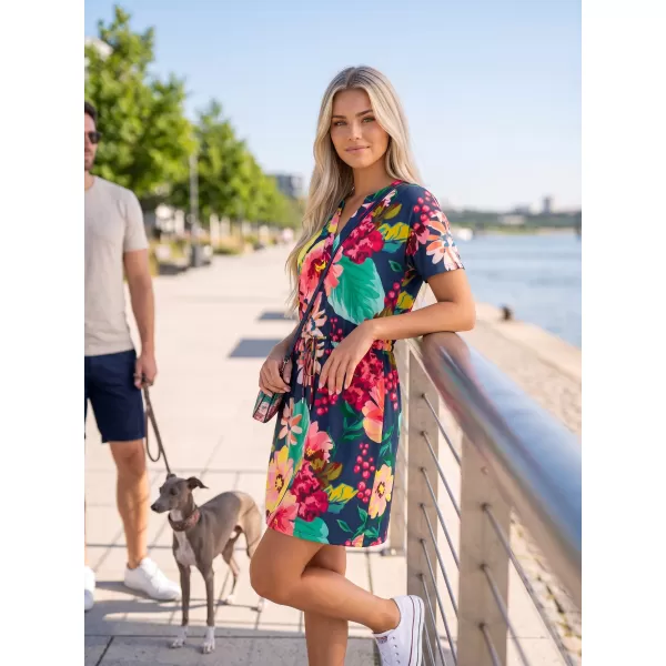  Obleka ALTISPORT CANDIS TEMNO MODRA 