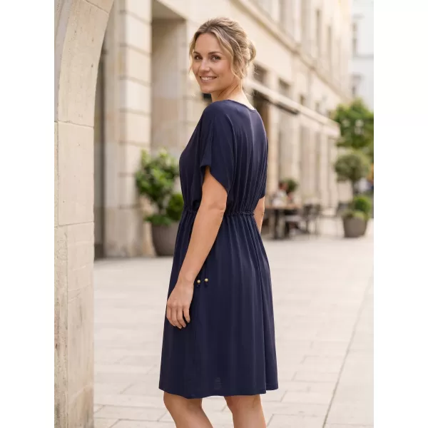  Obleka SAM 73 LEANDRA WZ 856 TEMNO MODRA 