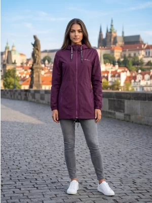 Ženski plašč ALTISPORT CHELSIE VIJOLIČNA