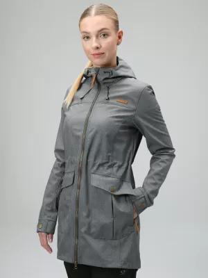 Ženski softshell plašč LOAP LAVILA SFW2402 SIVA