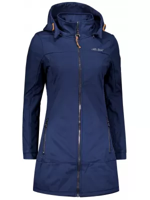 Ženski softshell plašč ALTISPORT CIARA TEMNO MODRA