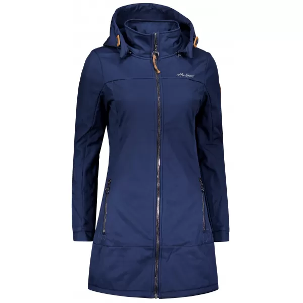  Ženski softshell plašč ALTISPORT CIARA TEMNO MODRA 