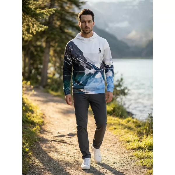  Moški vrhunski funkcionalni pulover ALTISPORT VOJ/ALM030MI01 BELA/MODRA 