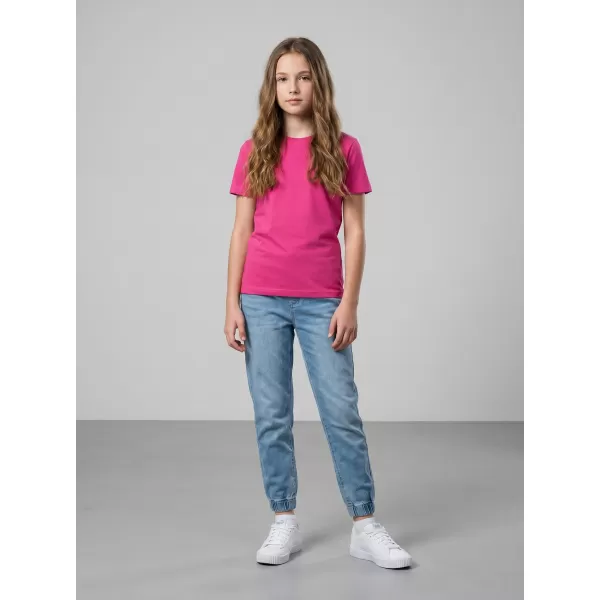  Otroška majica s kratkimi rokavi ALTISPORT NoPrint NP/ALK531 MAGENTA 