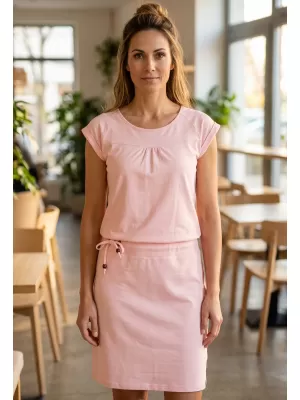 Obleka SAM 73 PERLA WZ 861 SVETLO ROZA