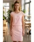 Obleka SAM 73 PERLA WZ 861 SVETLO ROZA