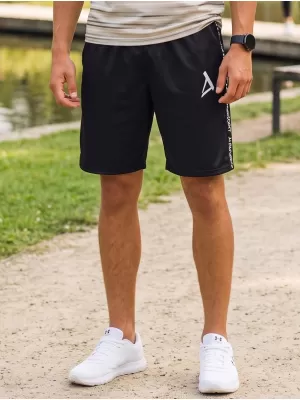 Moške premium funkcionalne kratke hlače ALTISPORT VOJ/ALM021KRA01 ČRNA