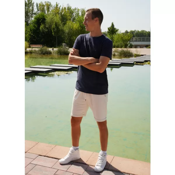  Moška majica s kratkimi rokavi ALTISPORT CARLSON TEMNO MODRA 