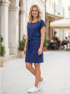 Obleka ALTISPORT CETTA TEMNO MODRA