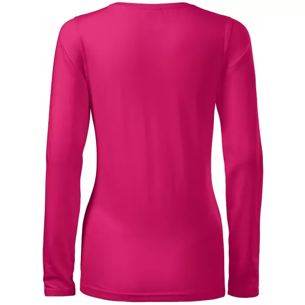  Ženska majica z dolgimi rokavi ALTISPORT NoPrint NP/ALW931 MALINA 