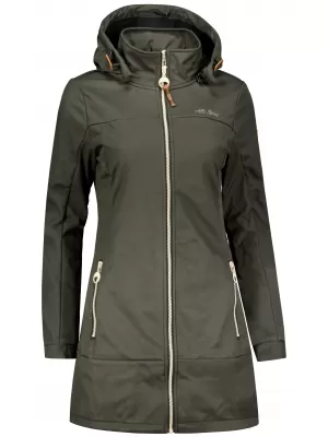 Ženski softshell plašč ALTISPORT CIARA KAKI