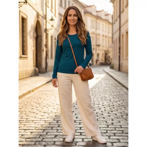  Ženska majica z dolgimi rokavi ALTISPORT NoPrint NP/ALW931 KEROZIN 
