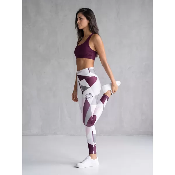  Ženske dolge premium pajkice ALTISPORT VOJ/ALW007LEG01 BELA 