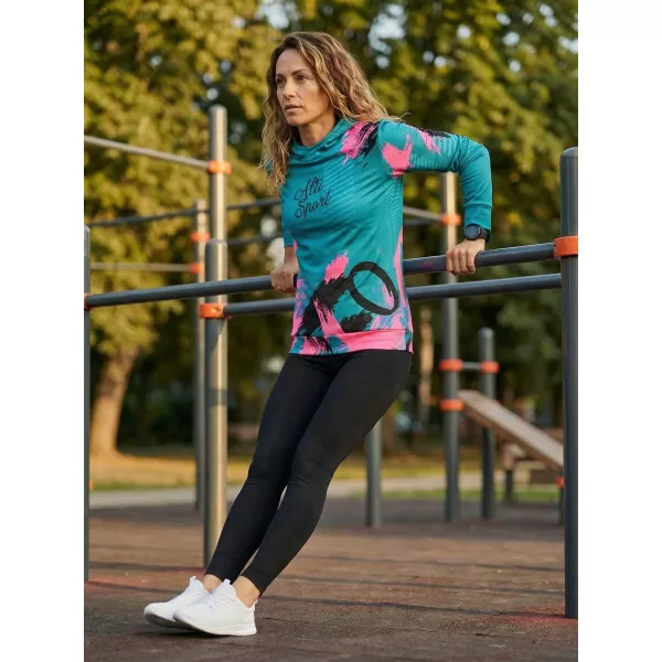  Ženski vrhunski funkcionalni pulover ALTISPORT VOJ/ALW027MI01 KEROZIN 