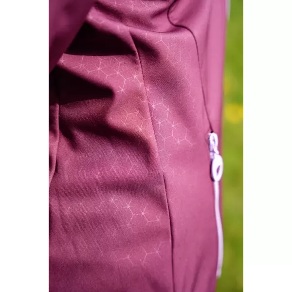  Ženski softshell plašč ALTISPORT CIARA BORDO/VIJOLIČNA 