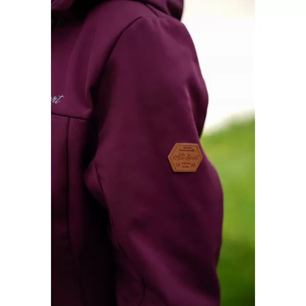  Ženski softshell plašč ALTISPORT CIARA BORDO/VIJOLIČNA 