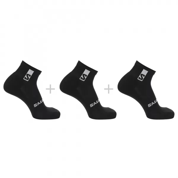  Nogavice SALOMON EVERYDAY ANKLE 3-PACK LC2086600 ČRNA/ČRNA/ČRNA 