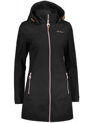 Ženski softshell plašč ALTISPORT CIARA ČRNA/ROZA