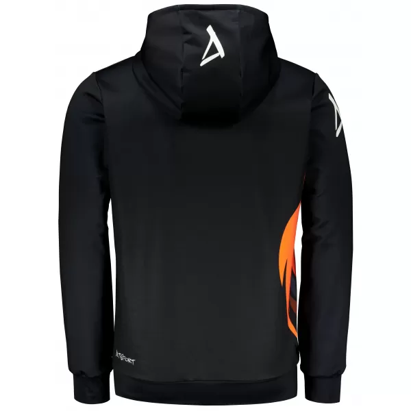  Moški vrhunski funkcionalni pulover ALTISPORT VOJ/ALM029MI01 ČRNO-ORANŽNA 
