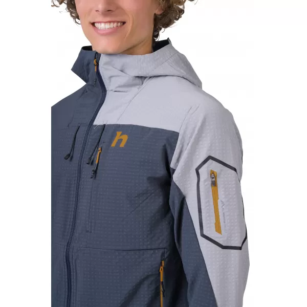  Moška jakna HANNAH AREN HOODY INDIJSKO ČRNILO/KOŽA MORSKEGA PSA 