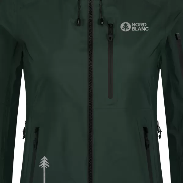  Ženska jakna NORDBLANC DESTINY NBSJL8017 TEMNO ZELENA 