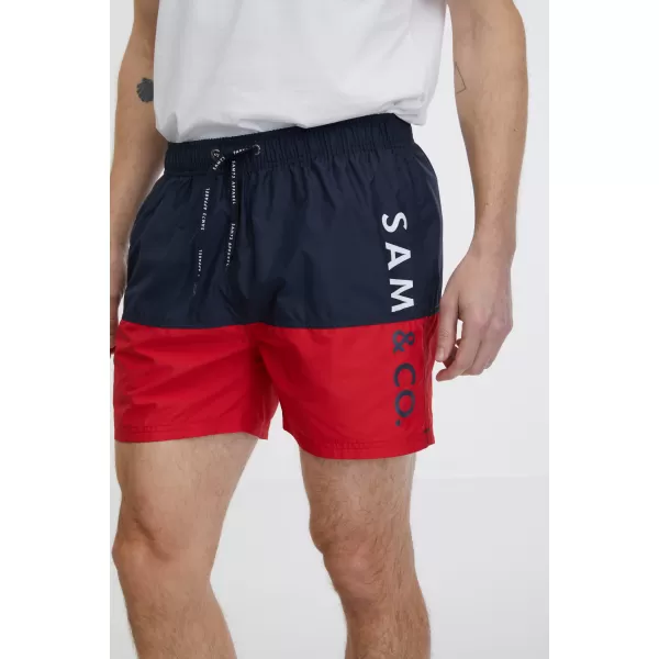  Moške kopalne hlače SAM 73 EDUARDO MS 818 RDEČA 