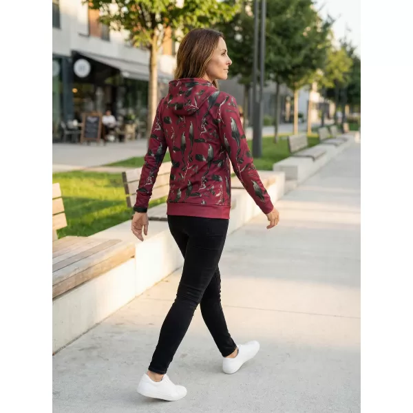  Ženski vrhunski funkcionalni pulover ALTISPORT VOJ/ALW026MI01 BORDO 