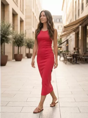 Obleka SAM 73 RITA WZ 868 LAHKA MALINA