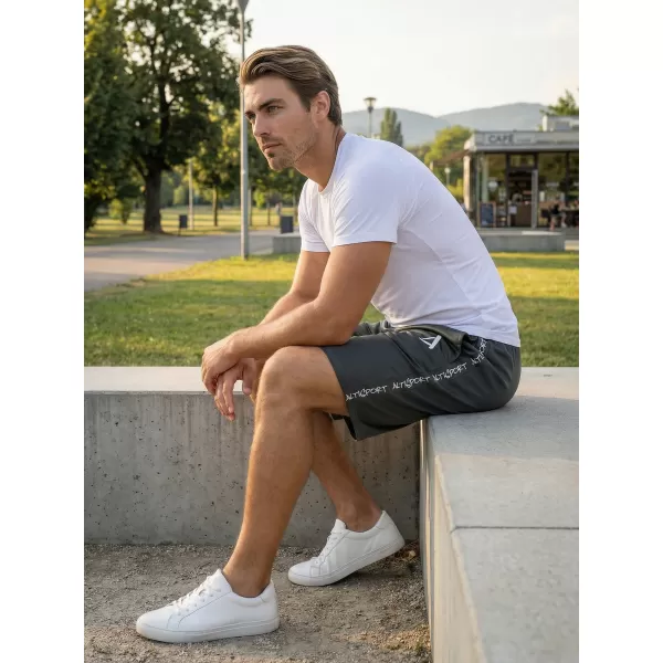 Moške premium funkcionalne kratke hlače ALTISPORT VOJ/ALM021KRA01 SIVA 